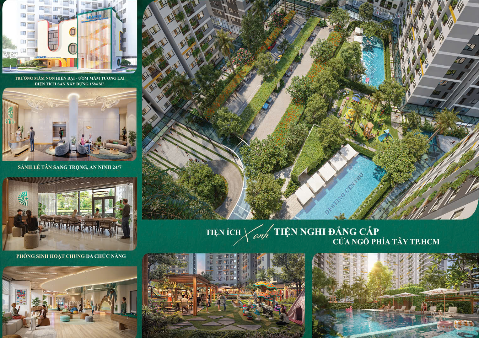 tiện ích Destino Centro tháp Cielo t1a