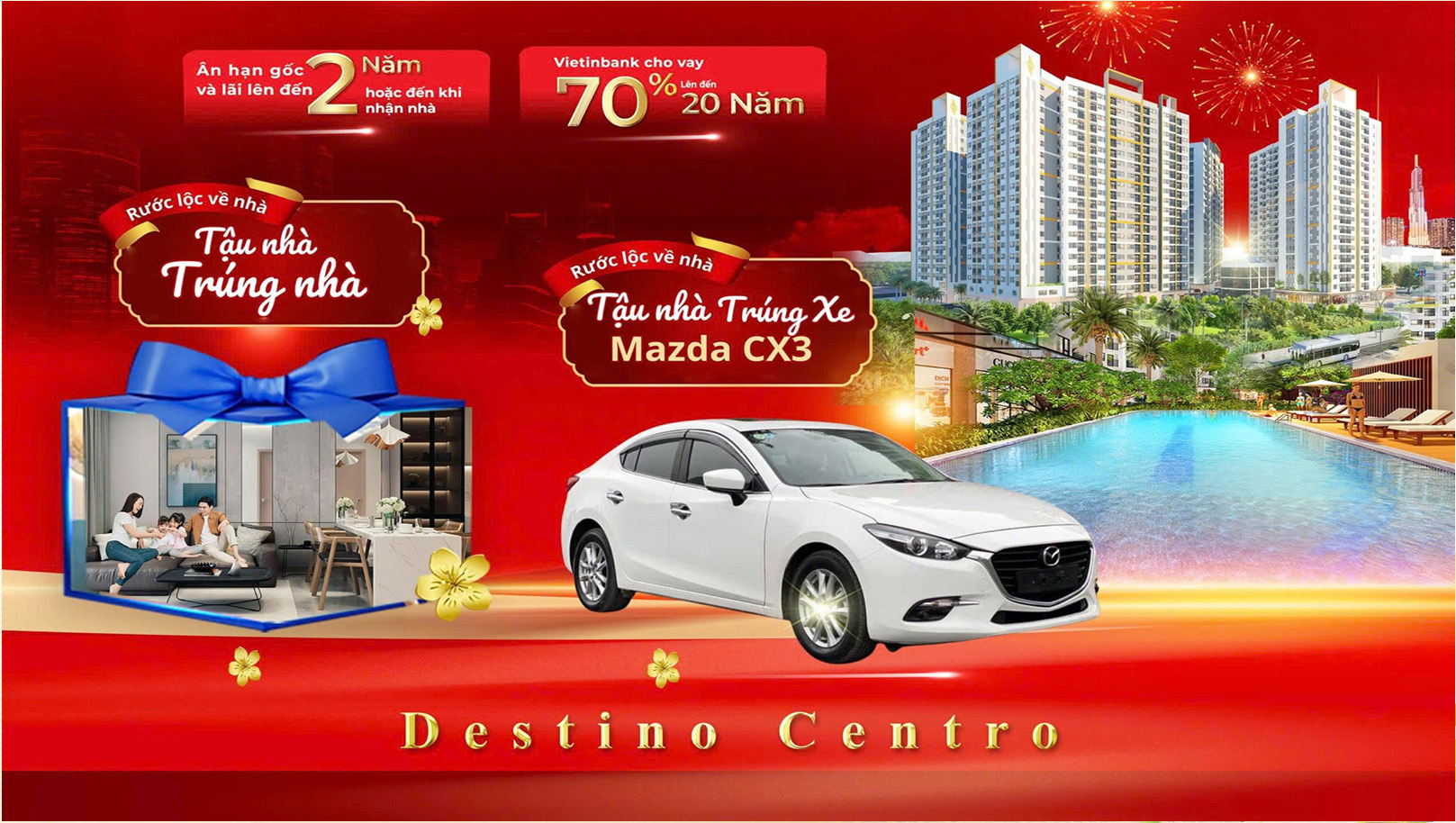 ƯU ĐÃI DESTINO CENTRO THÁP T1A CIELO
