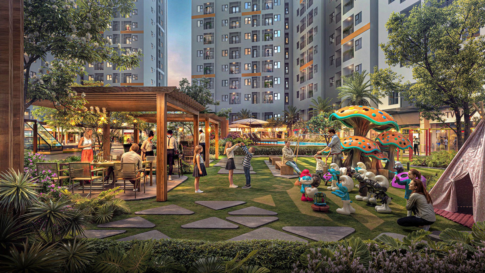 tiện ích Destino Centro tháp Cielo