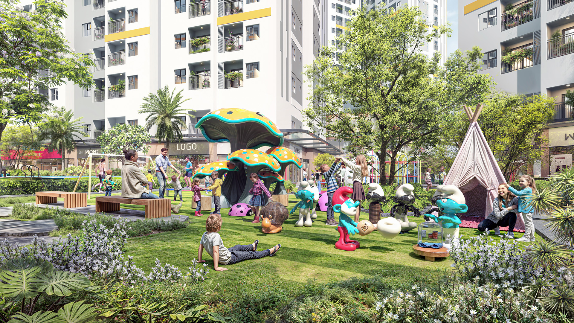 tiện ích Destino Centro tháp Cielo