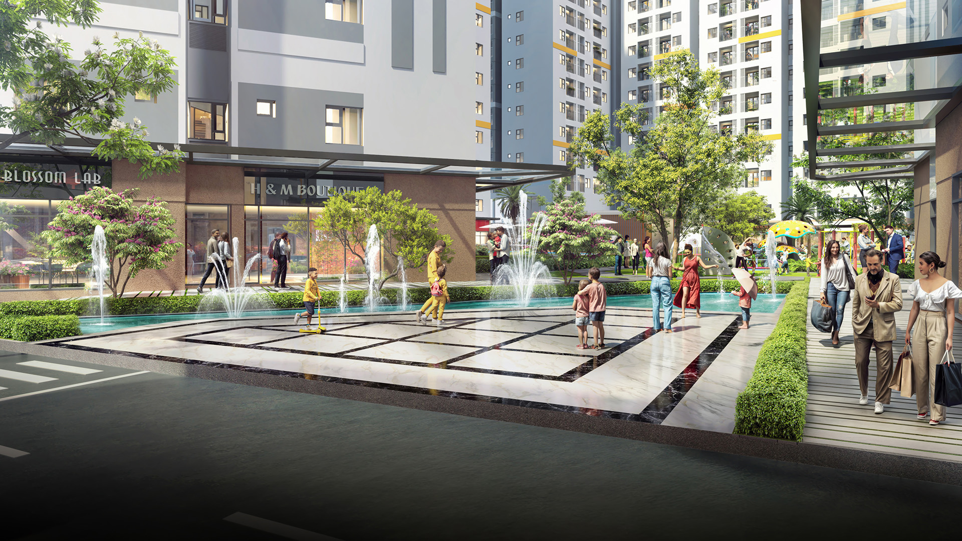 tiện ích Destino Centro tháp Cielo