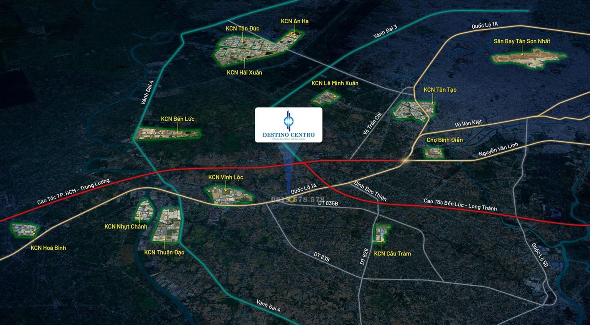 vị trí Destino Centro