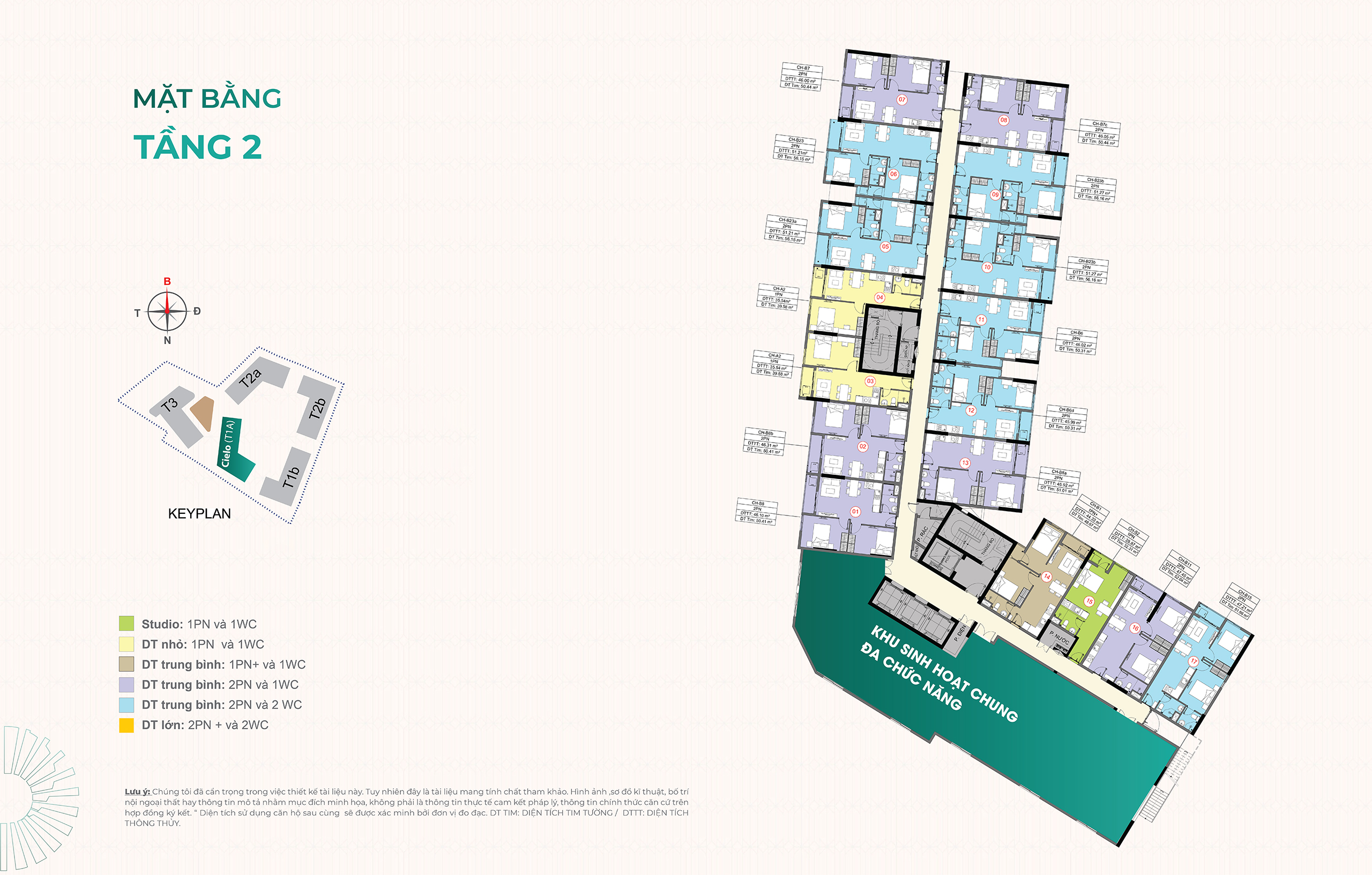 thiết kế mặt bằng Cielo Destino Centro