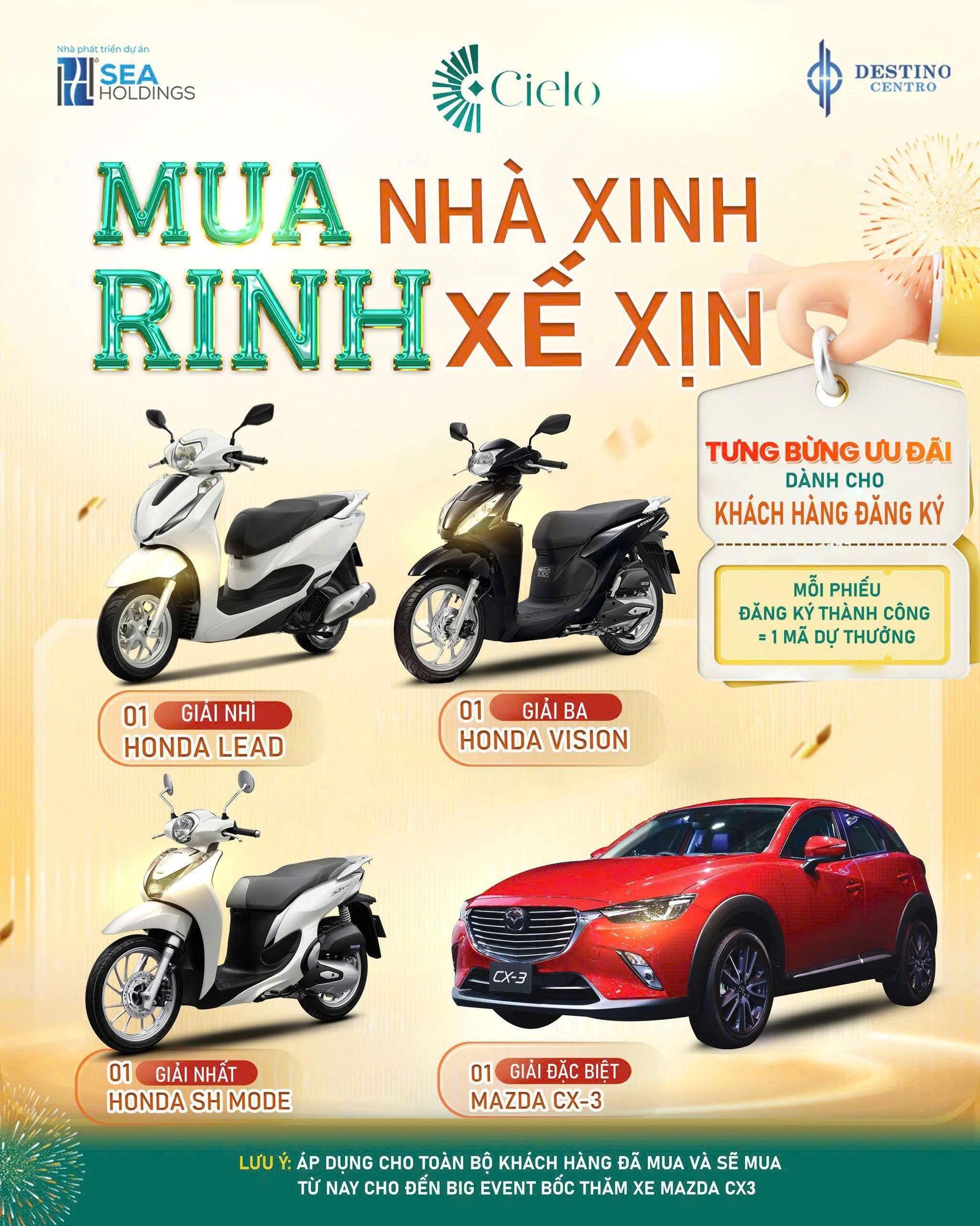 ưu đãi Căn hộ chung cư Cielo Destino Centro Bến Lức Long An